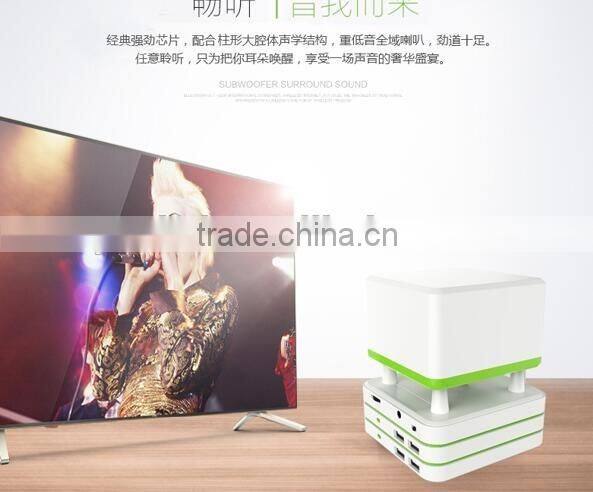 2016 Battery Dual DJ Party Portable Rechargeable Professional Trolley Bluetooth Speakers