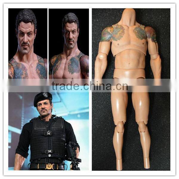 Rambo 3d plastic action man figure heads clothes