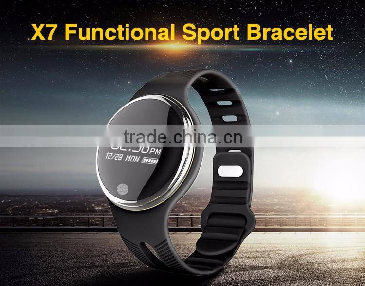 Touch Screen Smart Wristband E06 Bracelet Fitness Wearable Tracker Waterproof IP67 Bluetooth Watch for Android 4.4 IOS