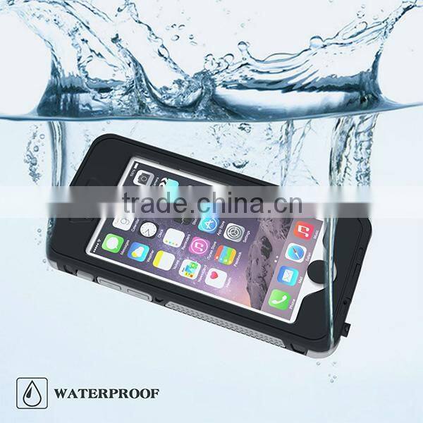 Shockproof Waterproof Case Cover for iPhone 6 6S Diving With Button And Holder Stand