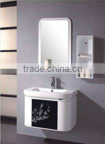 MDF/PVC mirrored bathroom cabinet TB-8043