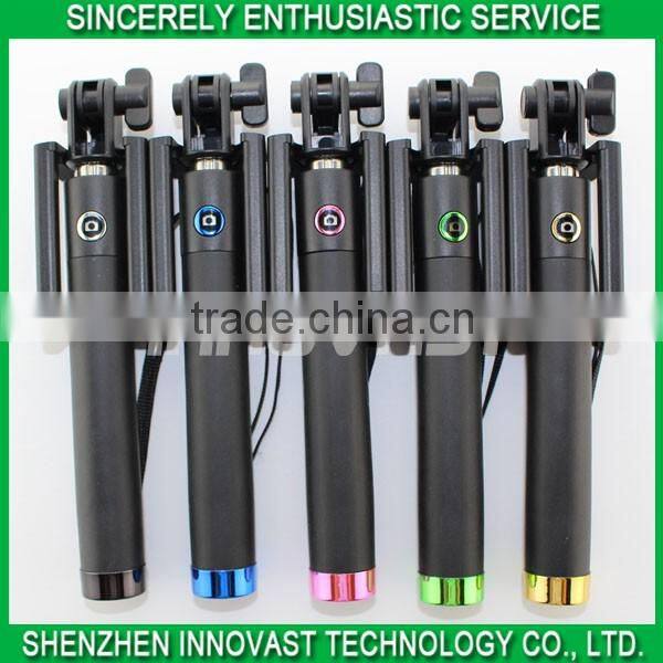 Portable Built-in Bluetooth Selfie Stick,Foldable Selfie Monopod,Wireless Remote