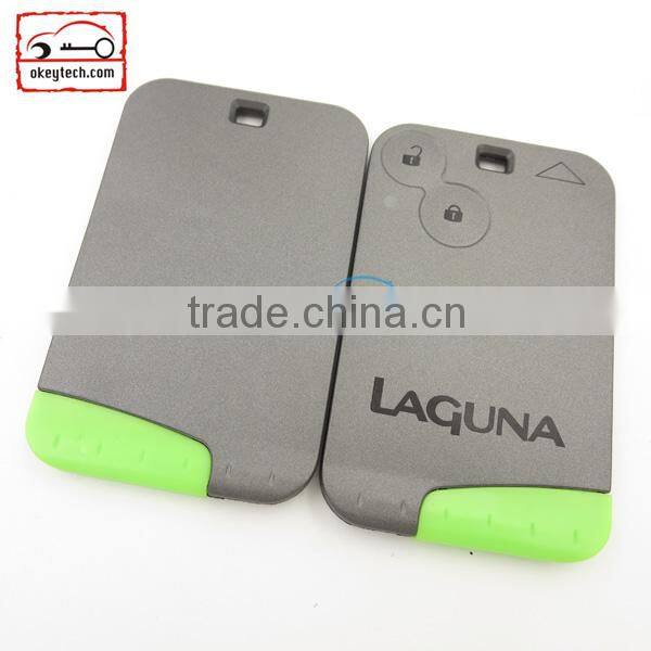 Okeytech Renault laguna key card 2 button remote key 433Mhz