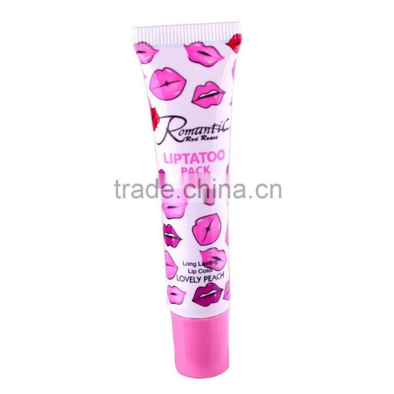 Romatic Bear matte liquid long lasting lipstick peel off gloss for the sexy full lips