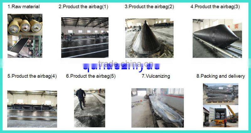 Boat inflatable rubber air bag / lift rubber airbag for ship launching