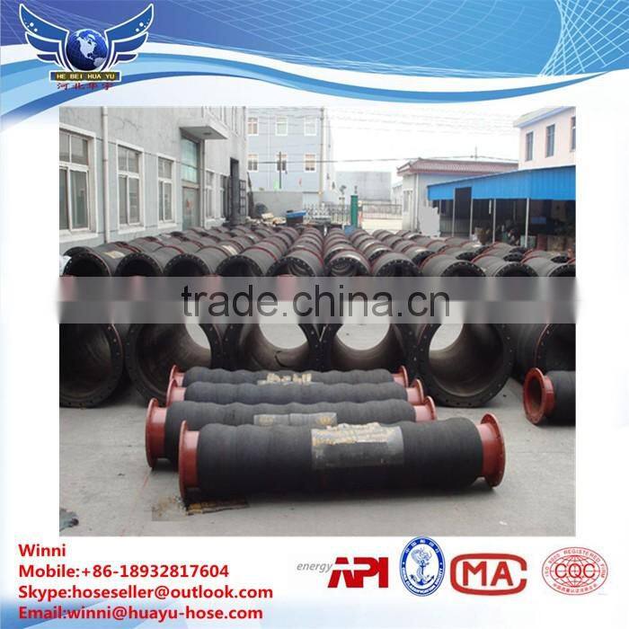 6 inch rubber hose for sand dredging rubber pipe