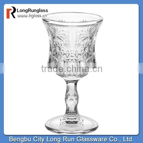 LongRun Personalized Customer OEM Dringking Glass Cup Funny Glass Goblet Wholesale Price