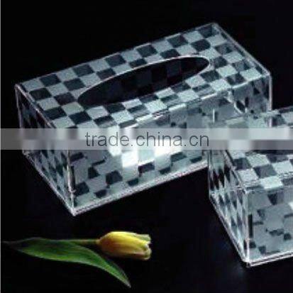Functional acrylic tissue box