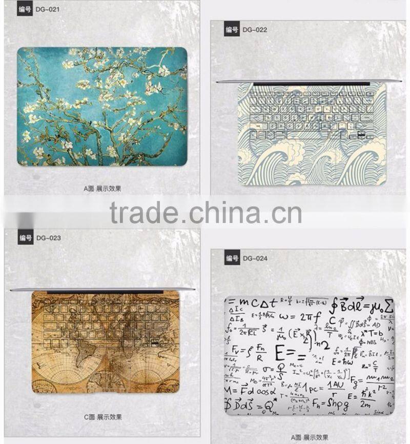 Removable Full Cover Skin For Macbook 13 Sticker Skin Decal with Keyboard Sticker, China Supplier