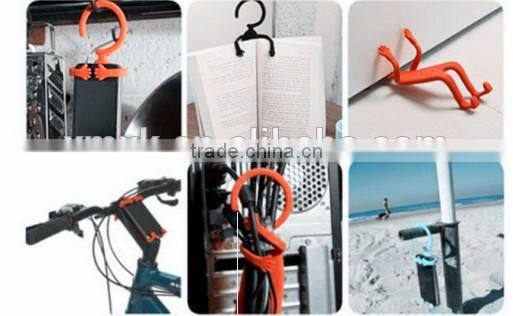 V tie silicone mobil phone holder