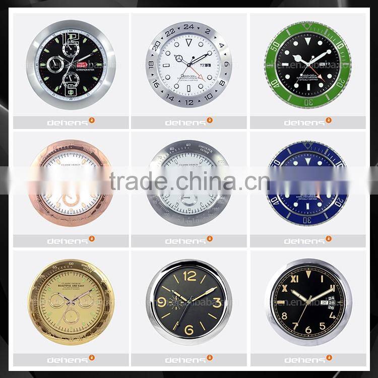 DEHENG 13-inch Cool Racing black dial Watch Clock metal clock