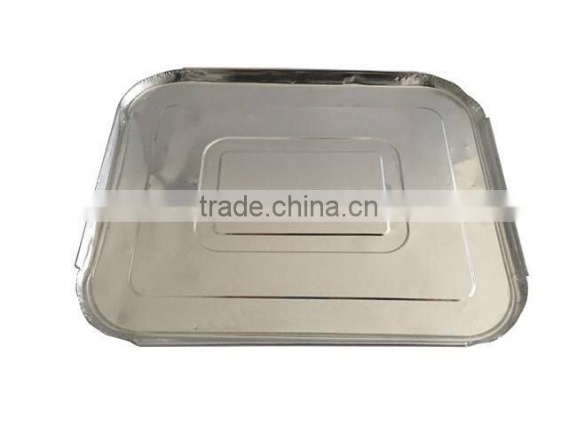 Pure aluminum foil container with aluminum foil cover, good partner, fresh
