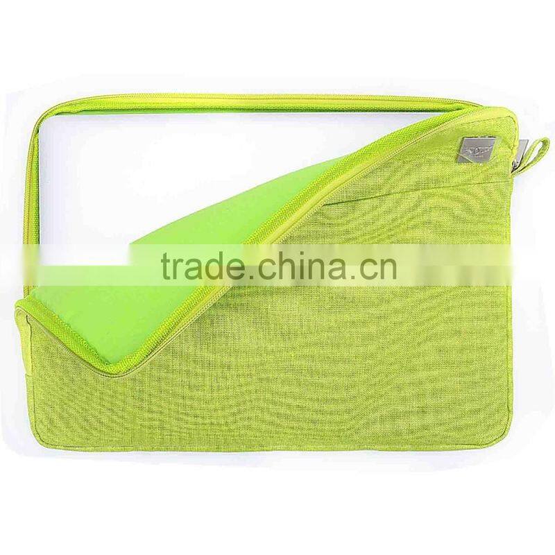 Large Canvas Zip Shopping Travel School Bookbag Built-in Laptop Sleeve Fits 12-inches Tablet school bag CS-AW513(1)