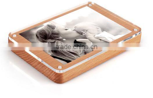 acrylic photo frames wood