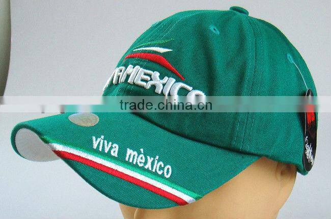 custom embroidery running cap 100% cotton cap and hat