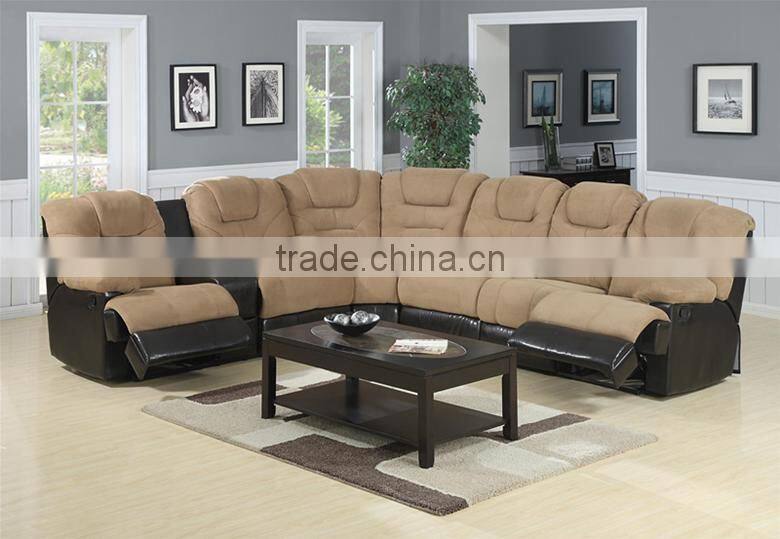 2016 Living room sofas Home furniture Corner recliner sofa sectiona sofa