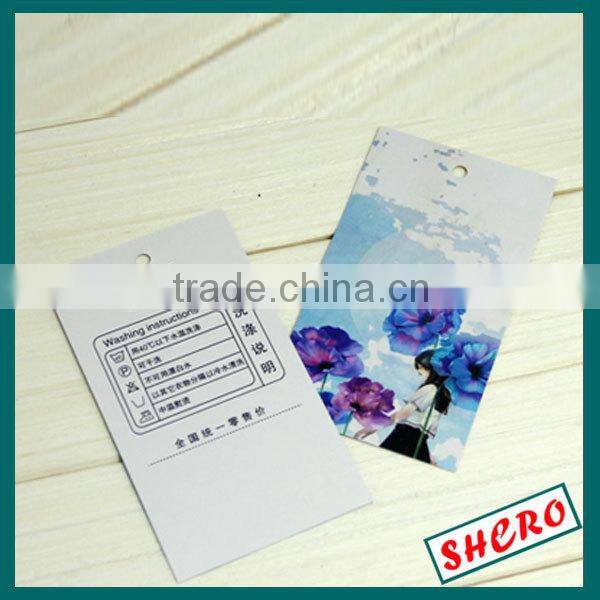fashion hang tag and label for garment