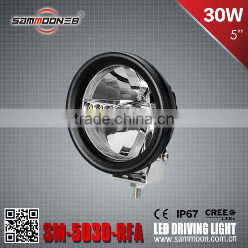 5 Inch 30W Round LED Driving Light work light NEW 2015 SAMMOON HOT SALE