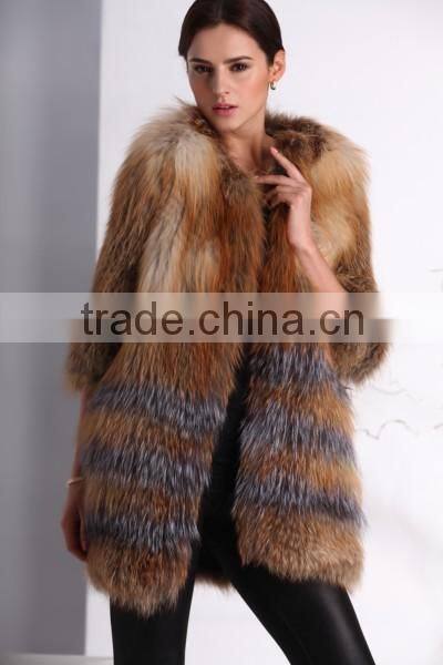 FU17 wholesale fox fur coat