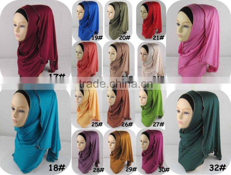 large scarf ruffle hijab cotton muslim hijab scarf