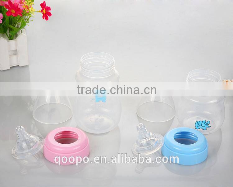 Health Food Grade Plastic Yiwu Wide Neck Nipple Bottle Shuaibao