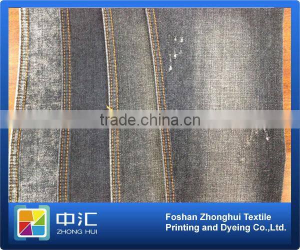 A004 11.7oz 70%cotton 30%polyester Denim Fabric stock lot