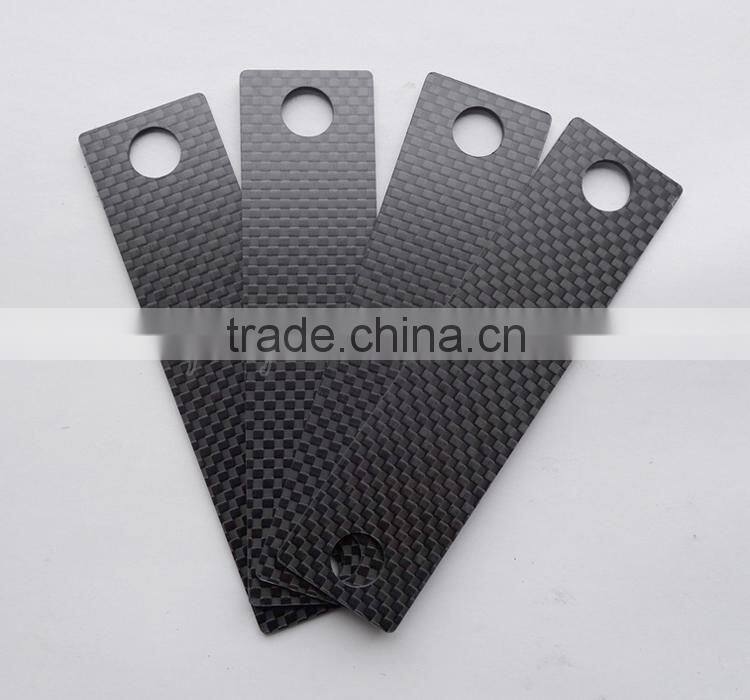 CNC cut parts 3K carbon fiber sheet 1mm 2mm 3mm 4mm 5mm CNC cutting