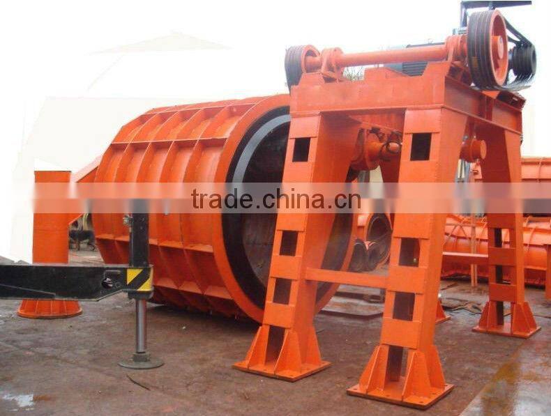 Rolling concrete pipe making machine