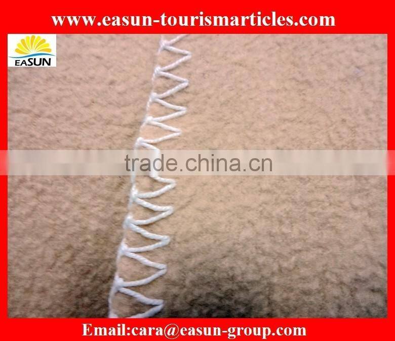 heavy and thick disposable polar fleece airline blanket