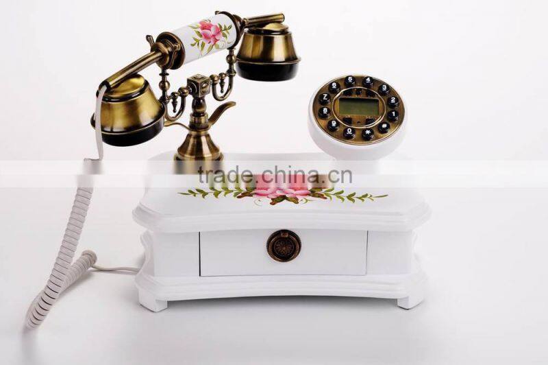 High Quality Classic Wood Caller ID Phone Cheap Hotel Telephone, Hotel Room Telephone