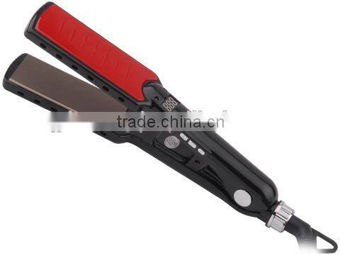 professional Digital Ceramic hair straightener and curling iron