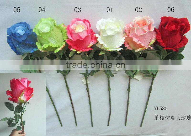 artificial cabbage rose YL580