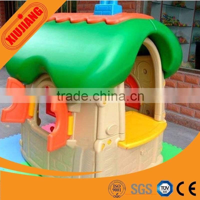 Colorful small soft play items indoor plastic house for kids