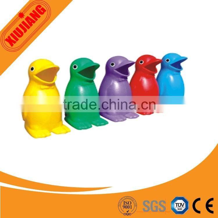 Hot sale practical and high quality Cartoon drawing design plastic trash can
