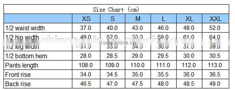 Hot sale sportswear stylish polyester waterproof pants