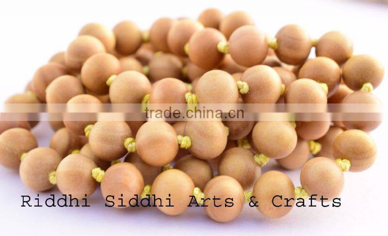 natural buddhist prayer bead loose/loose beads/sandalwood japa mala