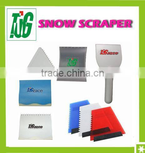 Rectangle Shaped Metal Snow Scraper, Ice Scraper