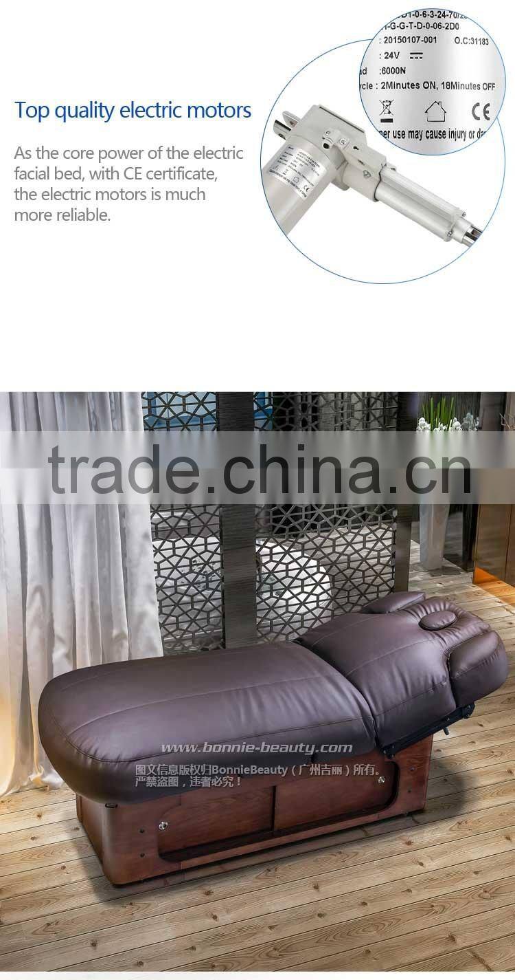 BN-A206 comfortable solid wood massage table with cabinet for sale