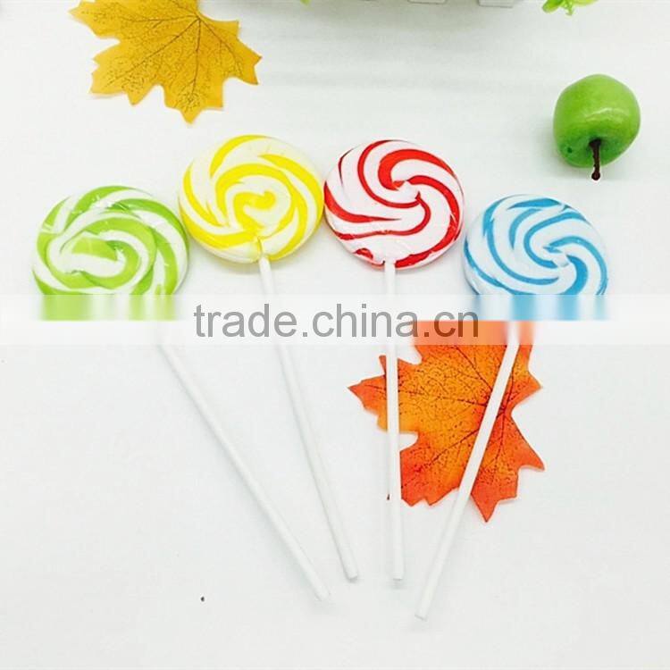 15g Round swirl rainbow lollipop