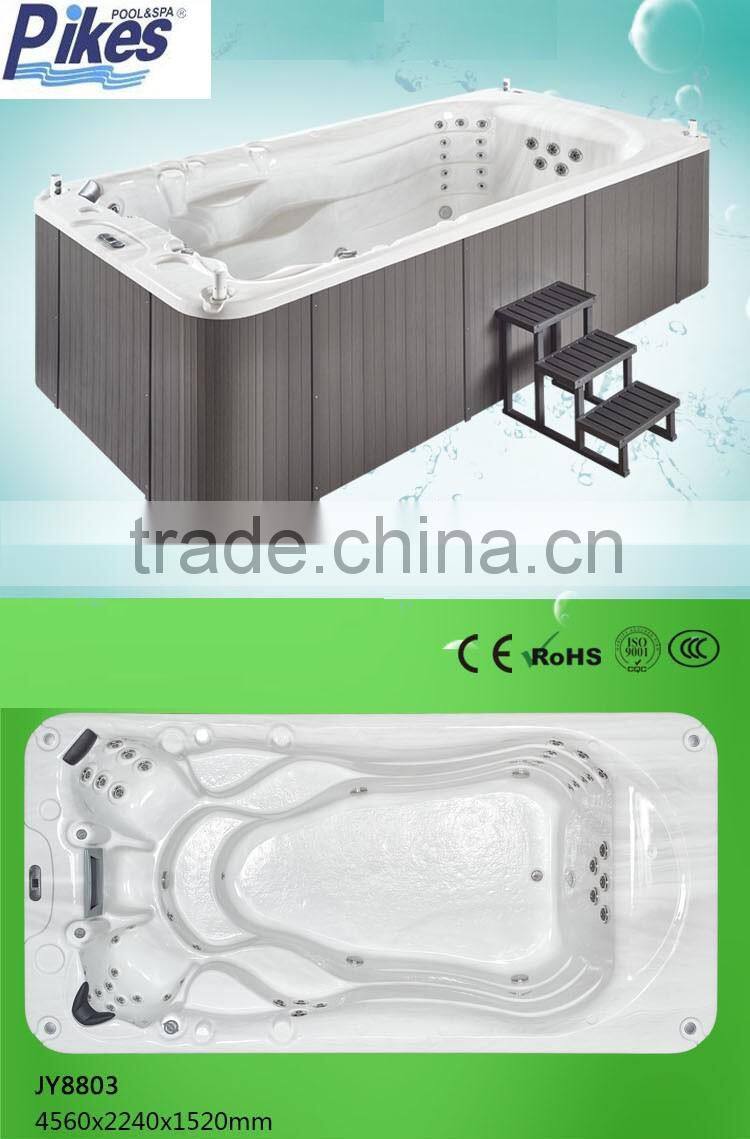 Good quality Acrylic JY8803 balboa system swim spa with cover