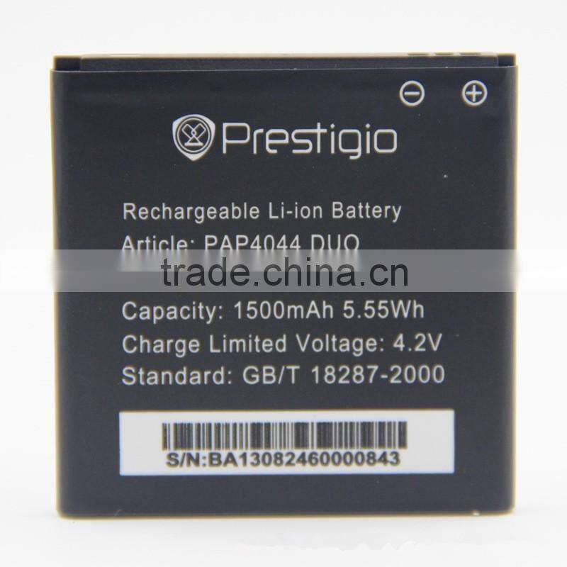1500mah Mobile Phone Battery For Prestigio MultiPhone PAP4044 DUO