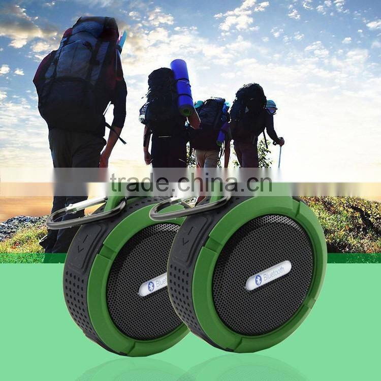 C6 portable Bluetooth Shower Speaker with Microphone