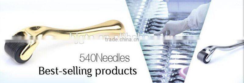 GTO black derma roller with 540 needles