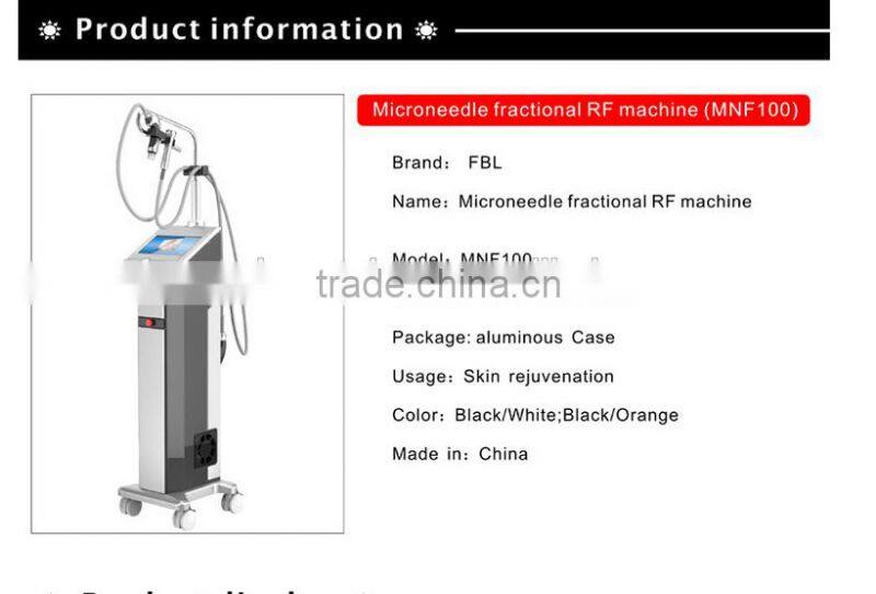 Microneedle fractional radio frequency machine-MNF100 promotion price on sale