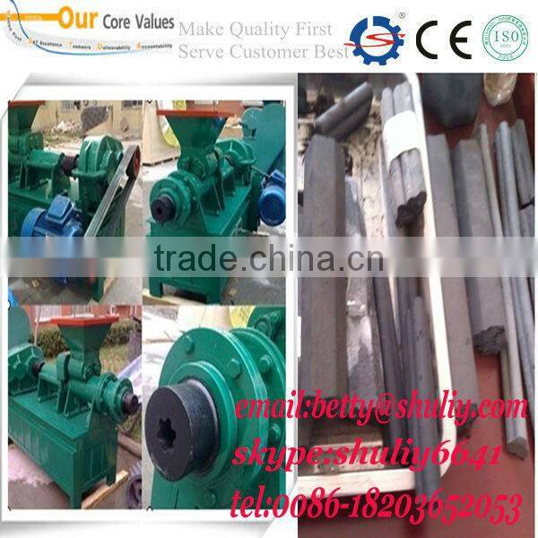 new design coal dust, coke powder, pulverized coal extruding machine/carbon powder moulding/forming machine
