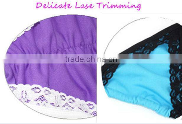 Cheap Women Sexy Beach Bikini Suit Top Thong Lace Pucker Butt Swimwear Bra Plus String