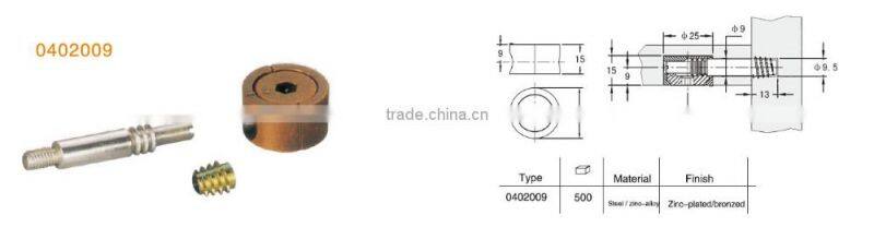 zinc plated steel universal furniture joint connector for furniture hardware