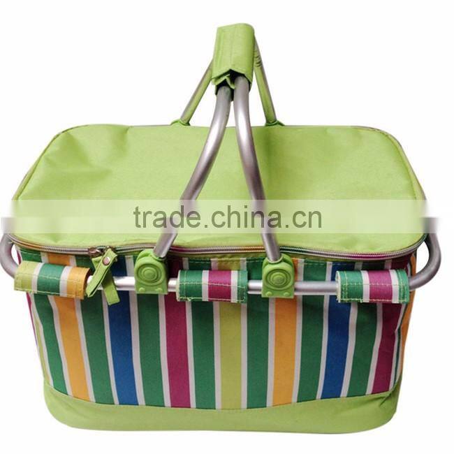 New design high quality folding picnic basket