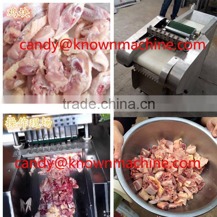 chicken meat cube cutting machine / frozen meat cutter
