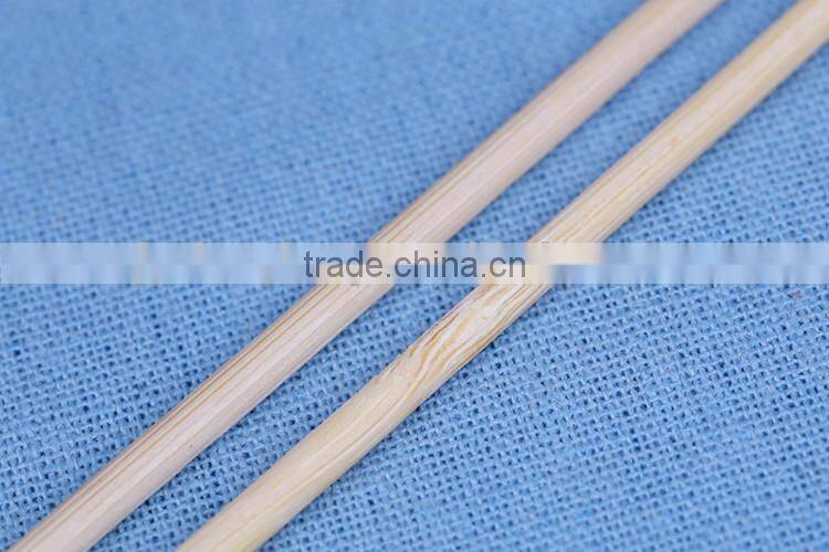 Single sharped or semi-pointed tip round bamboo stick/skewer for BBQ
